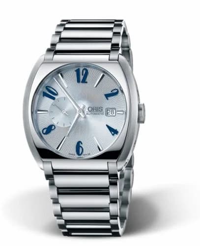 Oris Frank Sinatra Small Second Date Stainless Steel / Silver / Bracelet 01 643 7571 4061-07 8 19 72