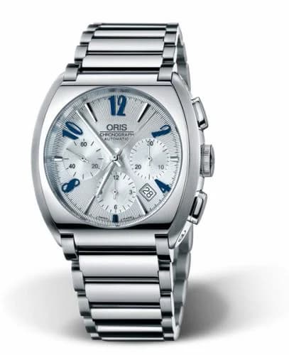 Oris Frank Sinatra Chronograph Stainless Steel / Silver / Bracelet 01 676 7574 4061-07 8 20 72