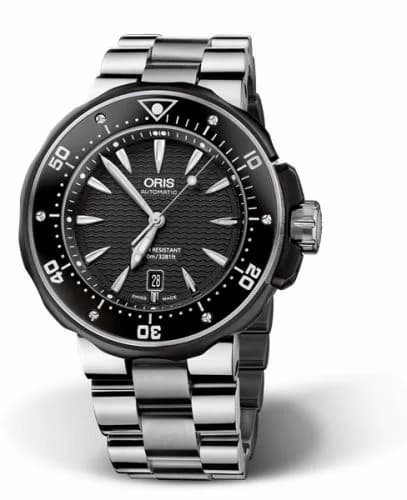 Oris ProDiver Date Titanium / Black / Bracelet 733 7682 7154-07 8 26 75PEB — фото часов Oris ProDiver Date Titanium / Black / Bracelet 733 7682 7154-07 8 26 75PEB — фото часов