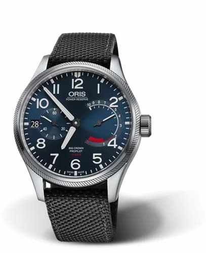 Oris Big Crown ProPilot Calibre 111 Stainless Steel / Blue / Textile 01 111 7711 4165-Set 5 22 15FC