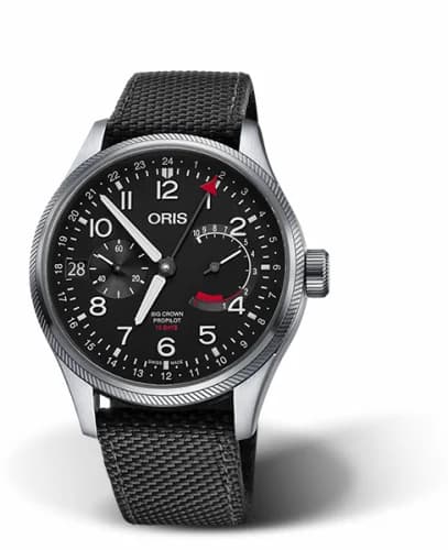 Oris Big Crown ProPilot Calibre 114 Stainless Steel / Black / Textile 01 114 7746 4164-Set 5 22 15FC