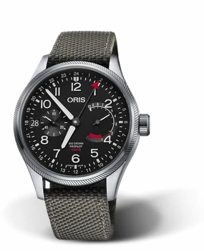 Oris Big Crown ProPilot Calibre 114 Stainless Steel / Black / Textile 01 114 7746 4164-Set 5 22 17FC