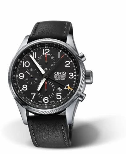 Oris Big Crown ProPilot Chronograph GMT Stainless Steel / Black 01 677 7699 4164-07 5 22 19FC