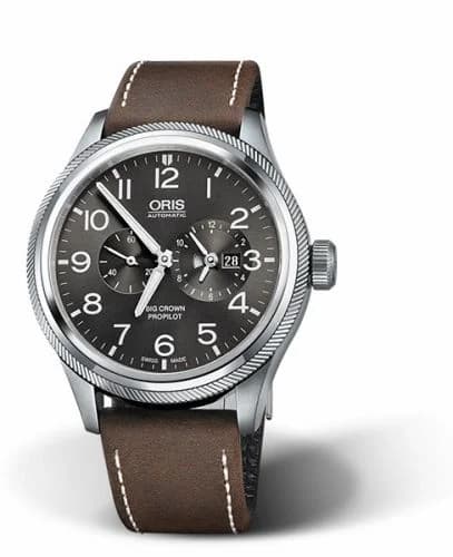 Oris Big Crown ProPilot Worldtimer Stainless Steel / Grey 01 690 7735 4063-07 5 22 05FC — фото часов Oris Big Crown ProPilot Worldtimer Stainless Steel / Grey 01 690 7735 4063-07 5 22 05FC — фото часов
