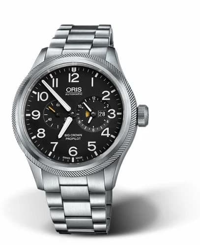 Oris Big Crown ProPilot Worldtimer Stainless Steel / Black / Bracelet 01 690 7735 4164-07 8 22 19-1