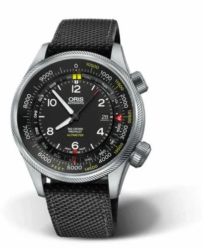 Oris Big Crown ProPilot Altimeter Feet / Black Textile 01 733 7705 4134-Set 5 23 15FC — фото часов Oris Big Crown ProPilot Altimeter Feet / Black Textile 01 733 7705 4134-Set 5 23 15FC — фото часов