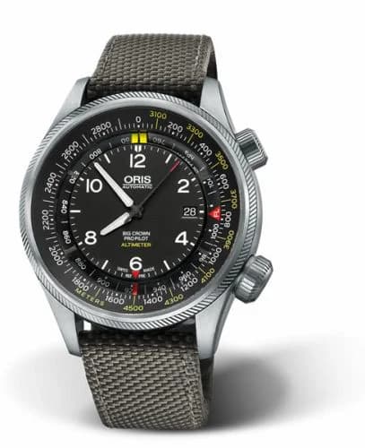 Oris Big Crown ProPilot Altimeter Meter / Grey Textile 01 733 7705 4164-Set 5 23 17FC — фото часов Oris Big Crown ProPilot Altimeter Meter / Grey Textile 01 733 7705 4164-Set 5 23 17FC — фото часов