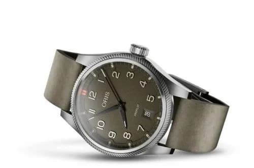 Oris Big Crown ProPilot Date Stainless Steel / Moss / Strap 01 733 7805 4167-07 6 20 16LC