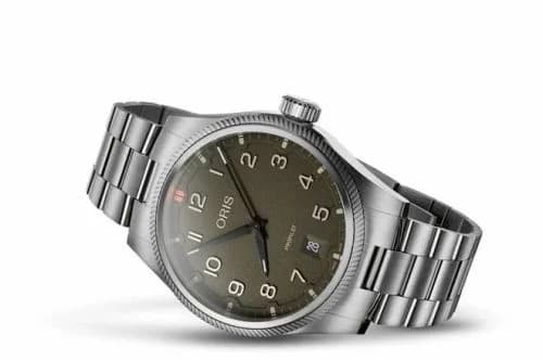 Oris Big Crown ProPilot Date Stainless Steel / Moss / Bracelet 01 733 7805 4167-07 8 20 04LC