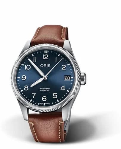 Oris Big Crown ProPilot Big Date Stainless Steel / Blue / Leather 01 751 7761 4065-07 6 20 07LC
