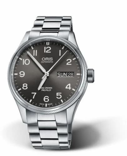 Oris Big Crown ProPilot Big Day Date Stainless Steel / Grey / Bracelet 01 752 7698 4063-07 8 22 19