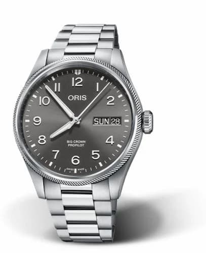 Oris Big Crown ProPilot Big Day Date Stainless Steel / Grey / Bracelet 01 752 7760 4063-07 8 22 08P — фото часов Oris Big Crown ProPilot Big Day Date Stainless Steel / Grey / Bracelet 01 752 7760 4063-07 8 22 08P — фото часов