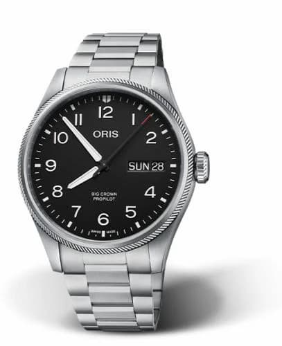 Oris Big Crown ProPilot Big Day Date Stainless Steel / Black / Bracelet 01 752 7760 4164-07 8 22 08