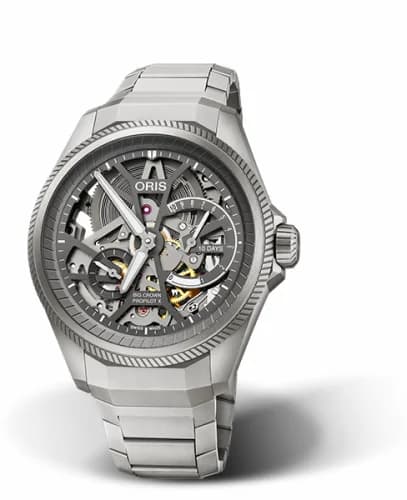 Oris Big Crown ProPilot X Calibre 115 Titanium / Skeleton / Bracelet 01 115 7759 7153-Set7 22 01TLC