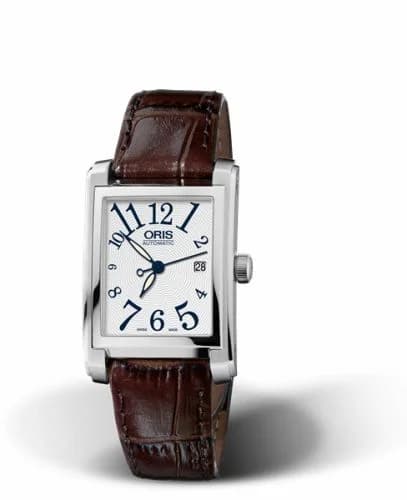 Oris Rectangular Date 24.5 Stainless Steel / Silver - Arabic 01 561 7656 4061-07 5 17 70FC — фото часов Oris Rectangular Date 24.5 Stainless Steel / Silver - Arabic 01 561 7656 4061-07 5 17 70FC — фото часов