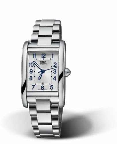Oris Rectangular Date 25 Stainless Steel / Silver - Arabic 01 561 7692 4031-07 8 18 20 — фото часов Oris Rectangular Date 25 Stainless Steel / Silver - Arabic 01 561 7692 4031-07 8 18 20 — фото часов