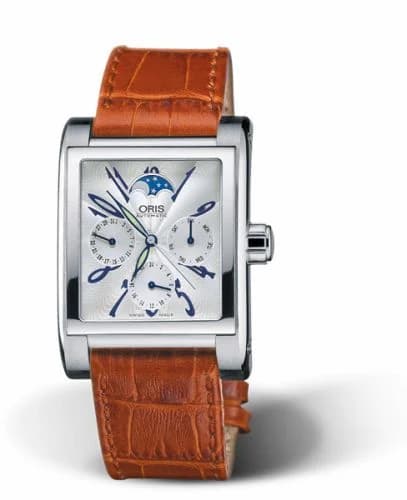 Oris Rectangular Complication Stainless Steel / Silver - Arabic 01 581 7528 4061-07 5 22 42FC
