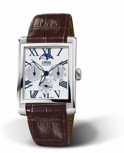 Oris Rectangular Complication Stainless Steel / Silver - Roman 01 582 7658 4071-07 5 23 70FC