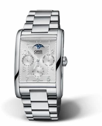 Oris Rectangular Complication Stainless Steel / Silver - Arabic / Bracelet 01 582 7694 4061-07 8 24 20