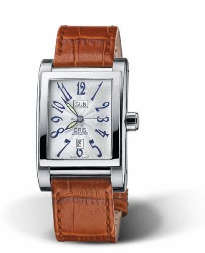 Oris Rectangular Day Date 30 Stainless Steel / Silver 01 585 7525 4061-07 5 20 42FC