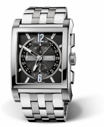 Oris Rectangular Titan Chronograph / Bracelet 01 674 7625 7064-07 8 27 77 — фото часов Oris Rectangular Titan Chronograph / Bracelet 01 674 7625 7064-07 8 27 77 — фото часов
