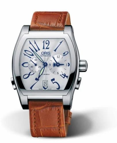 Oris Tonneau Worldtimer Stainless Steel / Silver 01 690 7540 4061-07 5 20 42FC