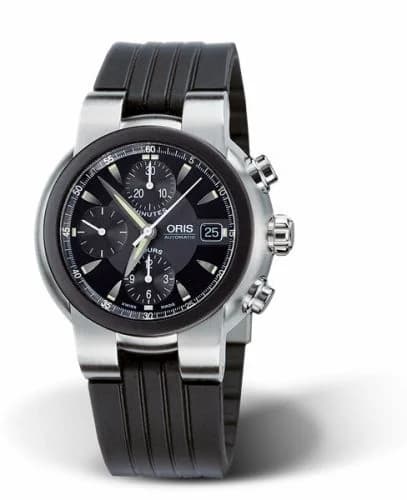 Oris TT1 Chronograph Stainless Steel - Rubber / Black / Rubber 01 674 7521 4464-07 4 24 14 — фото часов Oris TT1 Chronograph Stainless Steel - Rubber / Black / Rubber 01 674 7521 4464-07 4 24 14 — фото часов