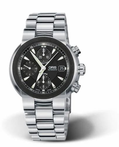 Oris TT1 Chronograph Stainless Steel - Rubber / Black / Bracelet 01 674 7521 4464-07 8 24 01 — фото часов Oris TT1 Chronograph Stainless Steel - Rubber / Black / Bracelet 01 674 7521 4464-07 8 24 01 — фото часов