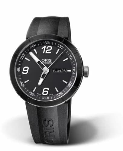 Oris TT1 Day Date Stainless Steel - Ceramic / Black / Rubber 01 735 7651 4174-07 4 25 06 — фото часов Oris TT1 Day Date Stainless Steel - Ceramic / Black / Rubber 01 735 7651 4174-07 4 25 06 — фото часов