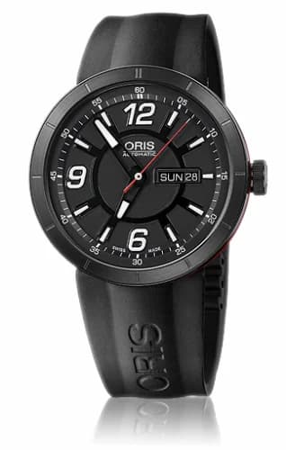 Oris TT1 Day Date PVD - Ceramic / Black / Rubber 01 735 7651 4764-07 4 25 06B — фото часов Oris TT1 Day Date PVD - Ceramic / Black / Rubber 01 735 7651 4764-07 4 25 06B — фото часов