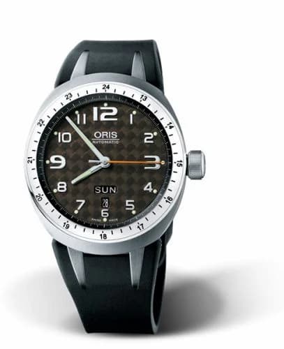 Oris TT3 Day Date Titanium / Brown / Rubber 01 635 7588 7069-07 4 28 02T