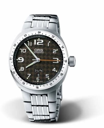 Oris TT3 Day Date Titanium / Brown / Bracelet 01 635 7588 7069-07 8 26 70
