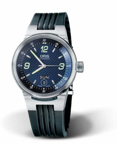 Oris WilliamsF1 Team Day Date 40.5 Stainless Steel / Blue / Rubber 01 635 7560 4165-07 4 25 01 — фото часов Oris WilliamsF1 Team Day Date 40.5 Stainless Steel / Blue / Rubber 01 635 7560 4165-07 4 25 01 — фото часов