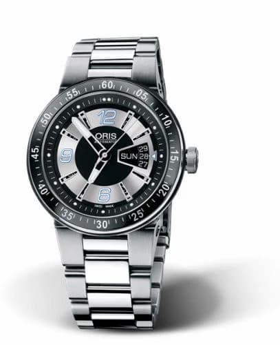 Oris WilliamsF1 Team Day Date 42 Stainless Steel / Silver / Bracelet 01 635 7613 4174-07 8 24 75 — фото часов Oris WilliamsF1 Team Day Date 42 Stainless Steel / Silver / Bracelet 01 635 7613 4174-07 8 24 75 — фото часов
