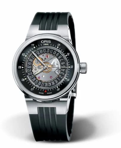 Oris WilliamsF1 Team Engine Date 40.5 Stainless Steel / Rubber 01 733 7560 4114-07 4 25 01 — фото часов Oris WilliamsF1 Team Engine Date 40.5 Stainless Steel / Rubber 01 733 7560 4114-07 4 25 01 — фото часов
