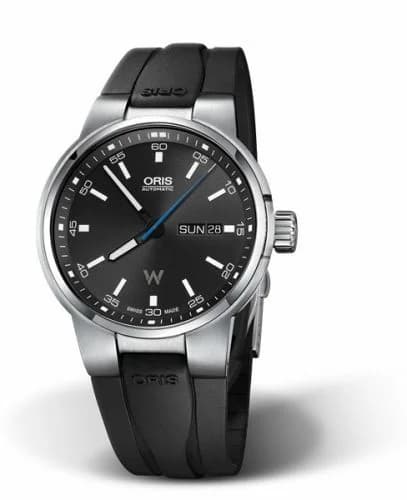 Oris Williams Day Date 42 Stainless Steel / Black / Rubber 01 735 7716 4154-07 4 24 50FC — фото часов Oris Williams Day Date 42 Stainless Steel / Black / Rubber 01 735 7716 4154-07 4 24 50FC — фото часов