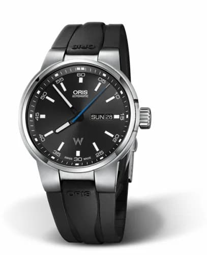 Oris Williams Day Date 42 Stainless Steel / Black / Rubber 01 735 7740 4154-07 4 24 54FC — фото часов Oris Williams Day Date 42 Stainless Steel / Black / Rubber 01 735 7740 4154-07 4 24 54FC — фото часов