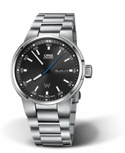 Oris Williams Day Date 42 Stainless Steel / Grey / Bracelet 01 735 7740 4154-07 8 24 50S — фото часов Oris Williams Day Date 42 Stainless Steel / Grey / Bracelet 01 735 7740 4154-07 8 24 50S — фото часов