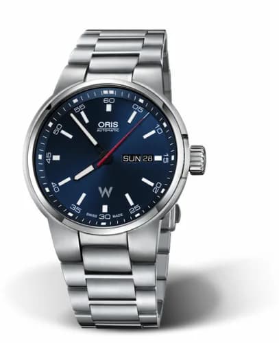 Oris Williams Day Date 42 Stainless Steel / Blue / Bracelet 01 735 7740 4155-07 8 24 50S — фото часов Oris Williams Day Date 42 Stainless Steel / Blue / Bracelet 01 735 7740 4155-07 8 24 50S — фото часов
