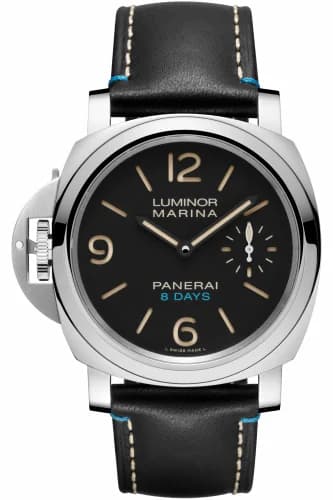 Panerai Luminor Marina 44 Left-Handed 8 Days Power Reserve Stainless Steel / Black PAM00796 — фото часов Panerai Luminor Marina 44 Left-Handed 8 Days Power Reserve Stainless Steel / Black PAM00796 — фото часов