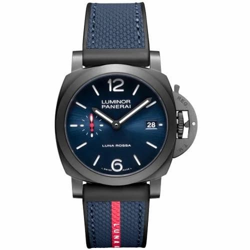 Panerai Luminor Marina Quaranta Steel DLC Luna Rossa PAM01408