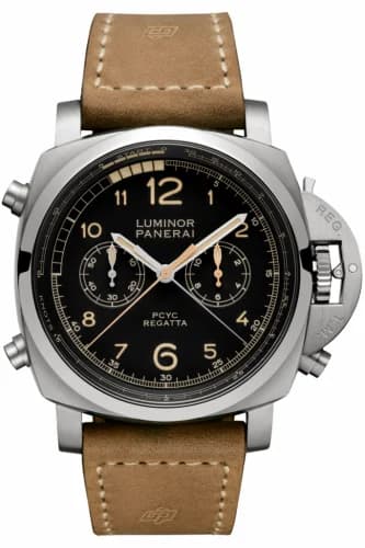 Panerai Luminor 1950 47 Regatta PCYC 3 Days Chrono Flyback Automatic Titanium / Black PAM00652 — фото часов Panerai Luminor 1950 47 Regatta PCYC 3 Days Chrono Flyback Automatic Titanium / Black PAM00652 — фото часов