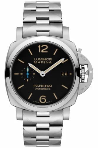 Panerai Luminor 1950 Marina 42 3 Days Automatic Stainless Steel / Black / Bracelet PAM00722 — фото часов Panerai Luminor 1950 Marina 42 3 Days Automatic Stainless Steel / Black / Bracelet PAM00722 — фото часов