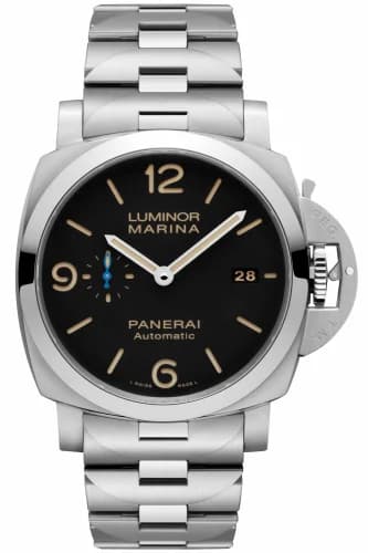 Panerai Luminor 1950 Marina 44 3 Days Automatic Stainless Steel / Black / Bracelet PAM00723 — фото часов Panerai Luminor 1950 Marina 44 3 Days Automatic Stainless Steel / Black / Bracelet PAM00723 — фото часов