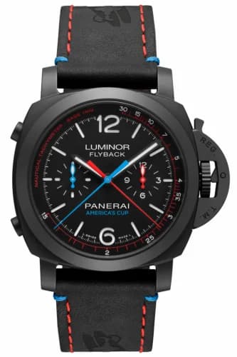 Panerai Luminor 1950 Oracle Team USA 3 Days Chrono Flyback Automatic Ceramica PAM00725 — фото часов Panerai Luminor 1950 Oracle Team USA 3 Days Chrono Flyback Automatic Ceramica PAM00725 — фото часов