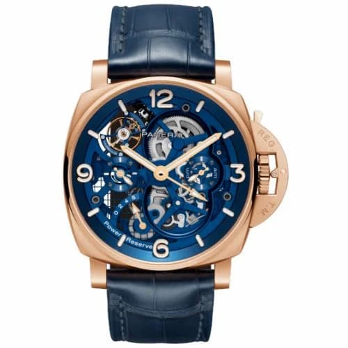 Panerai Luminor 1950 Tourbillon GMT Goldtech PAM01060 — фото часов Panerai Luminor 1950 Tourbillon GMT Goldtech PAM01060 — фото часов