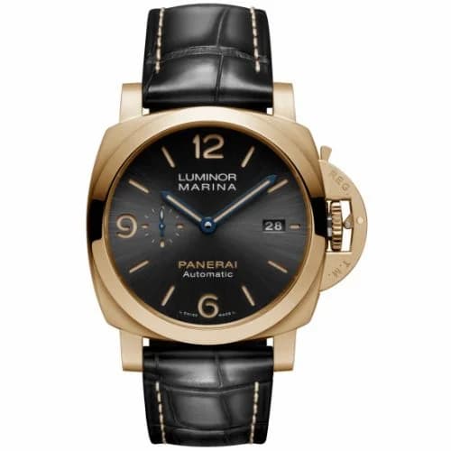 Panerai Luminor 1950 44 3 Days Yellow Gold / Grey PAM01115 — фото часов Panerai Luminor 1950 44 3 Days Yellow Gold / Grey PAM01115 — фото часов
