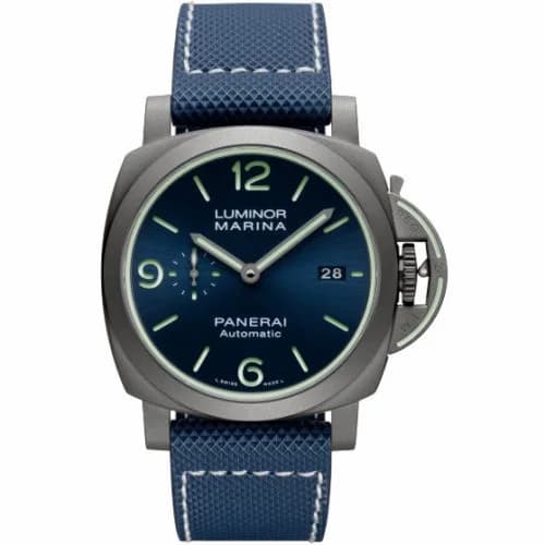 Panerai Luminor 1950 44 3 Days Titanium / Blue PAM01117 — фото часов Panerai Luminor 1950 44 3 Days Titanium / Blue PAM01117 — фото часов