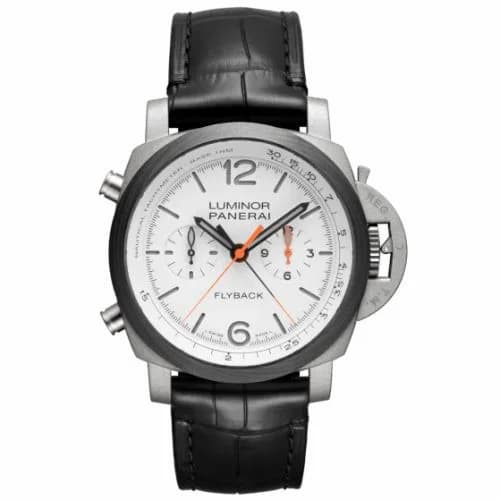 Panerai Luminor 1950 44 Chrono Flyback Automatic Zebra PAM01297 — фото часов Panerai Luminor 1950 44 Chrono Flyback Automatic Zebra PAM01297 — фото часов