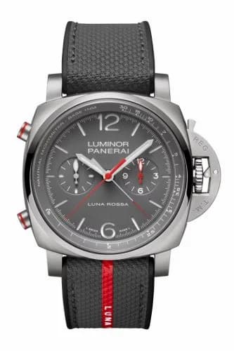 Panerai Luminor 1950 44 Chrono Flyback Automatic Titanium / Luna Rossa PAM01654 — фото часов Panerai Luminor 1950 44 Chrono Flyback Automatic Titanium / Luna Rossa PAM01654 — фото часов